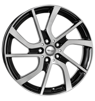 Brock eB1 5x19 ET43 5x112 66,7 schwarz glanz vollpoliert