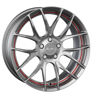 Breyton Race GTS-R 7x18 ET40 4x100 56 matt gun red circle undercut