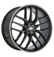 BBS CC-R K1 8x19 ET17 5x112 66,5 schwarz seidenmatt