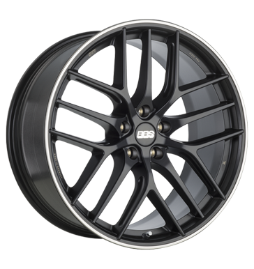 BBS CC-R 9x19 ET37 5x112 66,5 schwarz matt