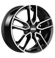 Fondmetal Koros 8x18 ET37 5x120 67,1 glossy black machined