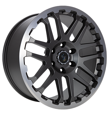 Eta Beta Combat 9x20 ET45 5x112 66,6 anthr. matt lip cap pol