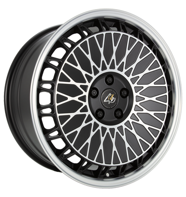 Eta Beta EB40 8,5x19 ET32 5x110 67,1 matt black face + lip