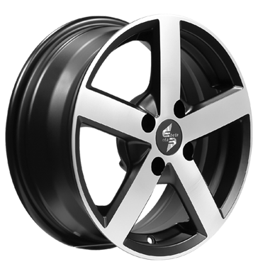 Eta Beta Eros 6,5x16 ET20 4x108 65,1 black matt polish