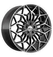 Antera A105 9,5x20 ET48 5x112 66,6 Moon Grey Diamond