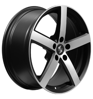 Eta Beta Eros 9x18 ET44 5x112 66,5 black matt polish