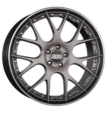 BBS CH-RII K1 10,5x22 ET38 5x112 66,5 platinum/schwarz