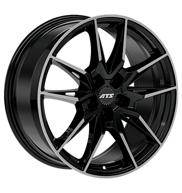ATS Force 8,5x19 ET40 5x112 66,6 diamond-black frontpolished