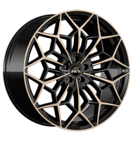 Antera A105 8,5x21 ET42 5x108 75 Piano Black Champagne