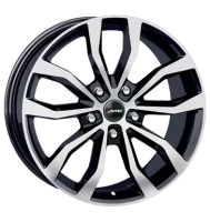 Autec Uteca 9,5x22 ET31 5x112 66,5 schwarz poliert