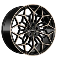 Antera A105 9,5x21 ET35 5x120 64,1 Piano Black Champagne