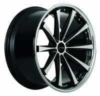 CORSPEED ARROWS 10,0x20 / 5x120 ET40 Higloss black polished inox lip