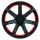 CORSPEED CHALLENGE 8,5x20 / 5x112 ET30 Mattblack Puresports / undercut Color Trim rot mit Spurplatte BCF22024