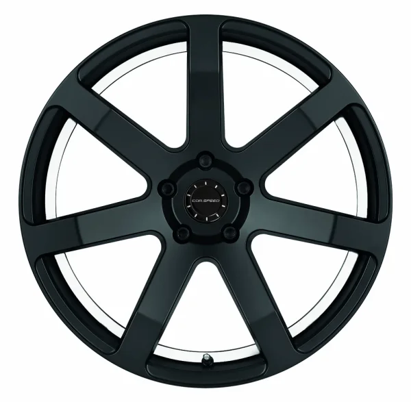 CORSPEED CHALLENGE 8,5x20 / 5x112 ET45 Mattblack Puresports / undercut Color Trim weiss