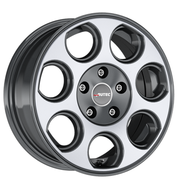 Autec Yuna 6x15 ET30 5x112 66,6 graphit poliert
