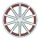 CORSPEED DEVILLE 9x20 / 5x112 ET40 Silver-brushed-Surface/ undercut Color Trim rot