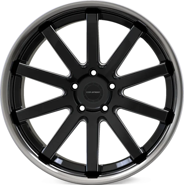 CORSPEED DEVILLE INOX 9,0x20 / 5x114,3 ET40 Mattblack Puresport INOX gefräst