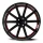 CORSPEED DEVILLE 9.5x22 / 5x112 ET25 Higloss-Black/ undercut Color Trim rot mit Spurplatte BCF22023