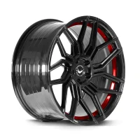 BARRACUDA DRAGOON 10x20 / 5x112 ET40 Higloss-Black undercut Trimline red