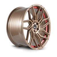 BARRACUDA DRAGOON 8.5x19 / 5x112 ET43 Higloss-Bronze undercut Trimline red