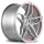 CORSPEED KHARMA 8.5x19 / 5x114.3 ET42 Silver-brushed-Surface undercut Trimline red