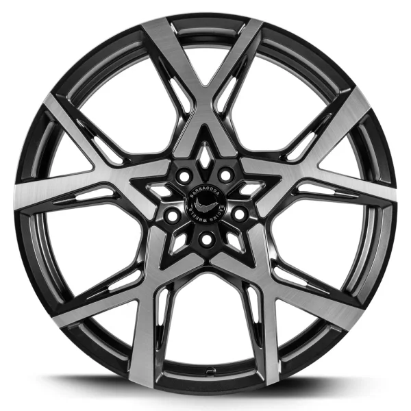 BARRACUDA Project X 10.0x22 / 5x127 ET45 Black brushed Surface