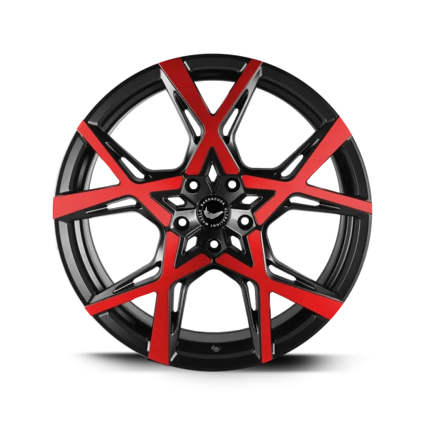 BARRACUDA Project X 10.0x22 / 5x127 ET45 Gloss black Flashred