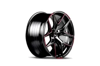 BARRACUDA RAZZER 8,5x19 5x108 ET40 Flash RED Puresports gefräst