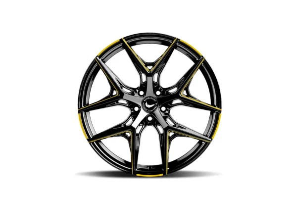 BARRACUDA RAZZER 8,5x19 5x108 ET40 Flash YELLOWGOLD Puresports gefräst