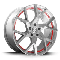 BARRACUDA TZUNAMEE EVO 8x18 /5x108 ET40 Silver brushed...