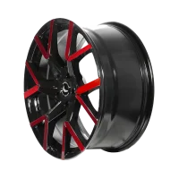 BARRACUDA TZUNAMEE EVO 8x18 /5x120 ET40 Black gloss Flashred