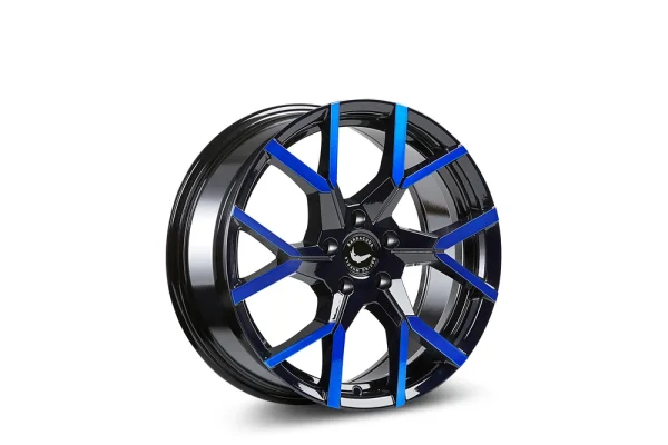 BARRACUDA TZUNAMEE EVO 8x18 /5x100 ET43 Black gloss Flashblue