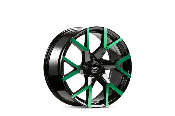 BARRACUDA TZUNAMEE EVO 9x20 /5x108 ET40 Black gloss flashgreen