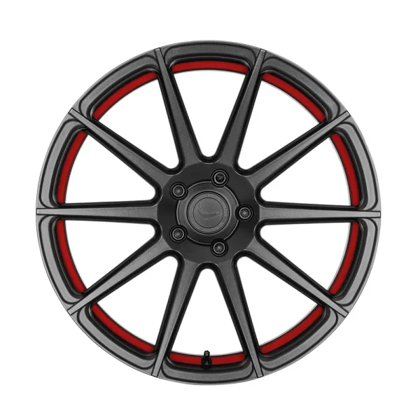 BARRACUDA PROJECT 2,0 / 9,0x20 / 5x115 ET40 Mattgunmetal/ undercut Color Trim rot