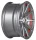 BARRACUDA PROJECT TWO 9.0x21 / 5x112 ET35 silver brushed/ undercut Color Trim rot