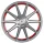 BARRACUDA PROJECT TWO 9.0x21 / 5x114,3 ET40 silver brushed/ undercut Color Trim rot