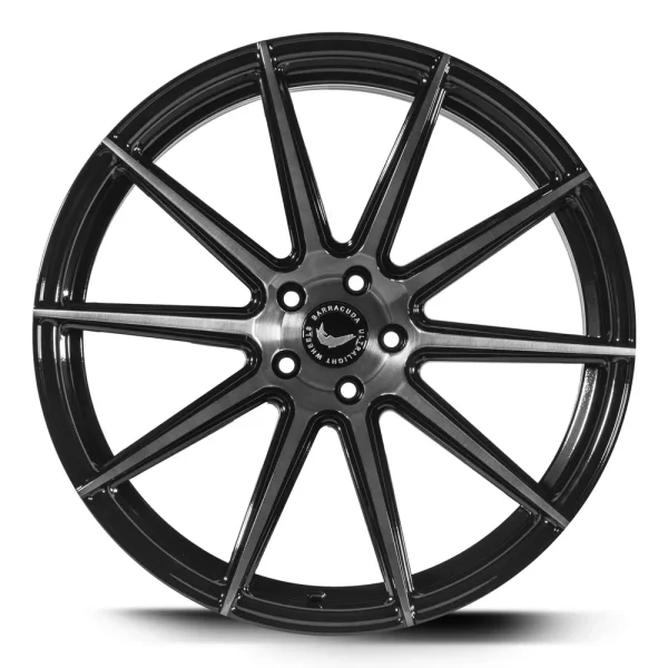 BARRACUDA PROJECT 2.0 9,5x22 / 5x108 ET40 Higloss-Black brushed Surface