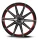 BARRACUDA PROJECT 2.0 9,5x22 / 5x108 ET40 Higloss-Black brushed Surface/undercut Colour trim rot