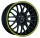 BARRACUDA KARIZZMA / 10,5x20/5x108 ET40 Mattblack Puresports / Color Trim gelb