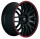 BARRACUDA KARIZZMA 8,0x18 / 5x110 5x120 ET38 Mattblack Puresports / Color Trim rot