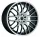 BARRACUDA KARIZZMA 8,0x18 / 5x112 ET45 Mattblack-polished / Color Trim weiss