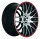 BARRACUDA KARIZZMA 8,5x19 / 5x100 5x112 ET32 Mattblack-polished / Color Trim rot