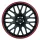 BARRACUDA KARIZZMA / 9x20/5x120 ET42 Mattblack Puresports / Color Trim rot