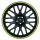 BARRACUDA KARIZZMA 9,5x19 /5x100 5x112 ET35 Mattblack Puresports / Color Trim gelb