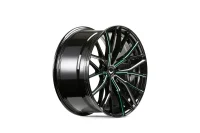 BARRACUDA PROJECT 3.0 10x20 / 5x112 ET43 Black gloss flashgreen