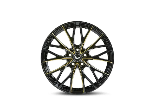 BARRACUDA PROJECT 3.0 8,5x20 / 5x112 ET43 Black gloss Flashgold