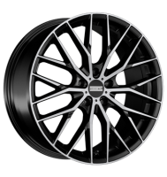 Fondmetal Makhai 11x21 ET38 5x112 66,5 glossy black machined