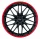 BARRACUDA VOLTEC T6 8,0x18 / 5x100 ET32 Mattblack Puresports / Color Trim rot