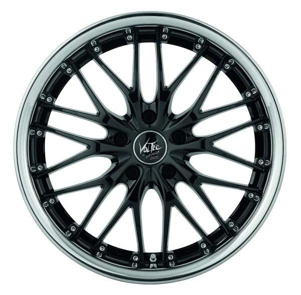 BARRACUDA VOLTEC T6 8,0x18 / 5x112 ET45 Higloss black inox lip