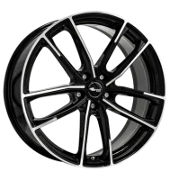 Brock B38 8x18 ET52 5x112 66,7 schwarz glanz vollpoliert